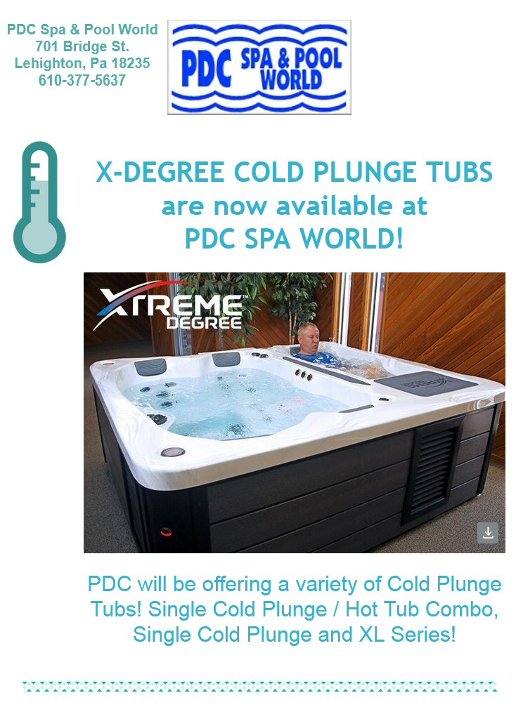 PDC Spa and Pool World is leading the way with the finest in Cold Plunge Tubs